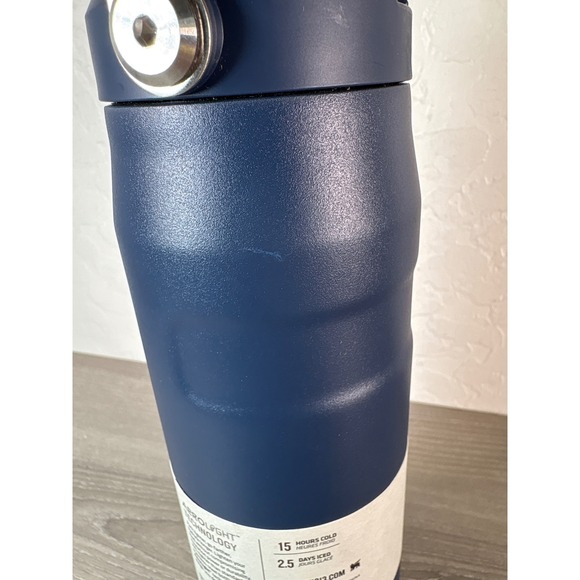NEW! Stanley The Aerolight Ice Flow Bottle 24oz Flip Straw ~Twilight~ Navy blue - Picture 4 of 5